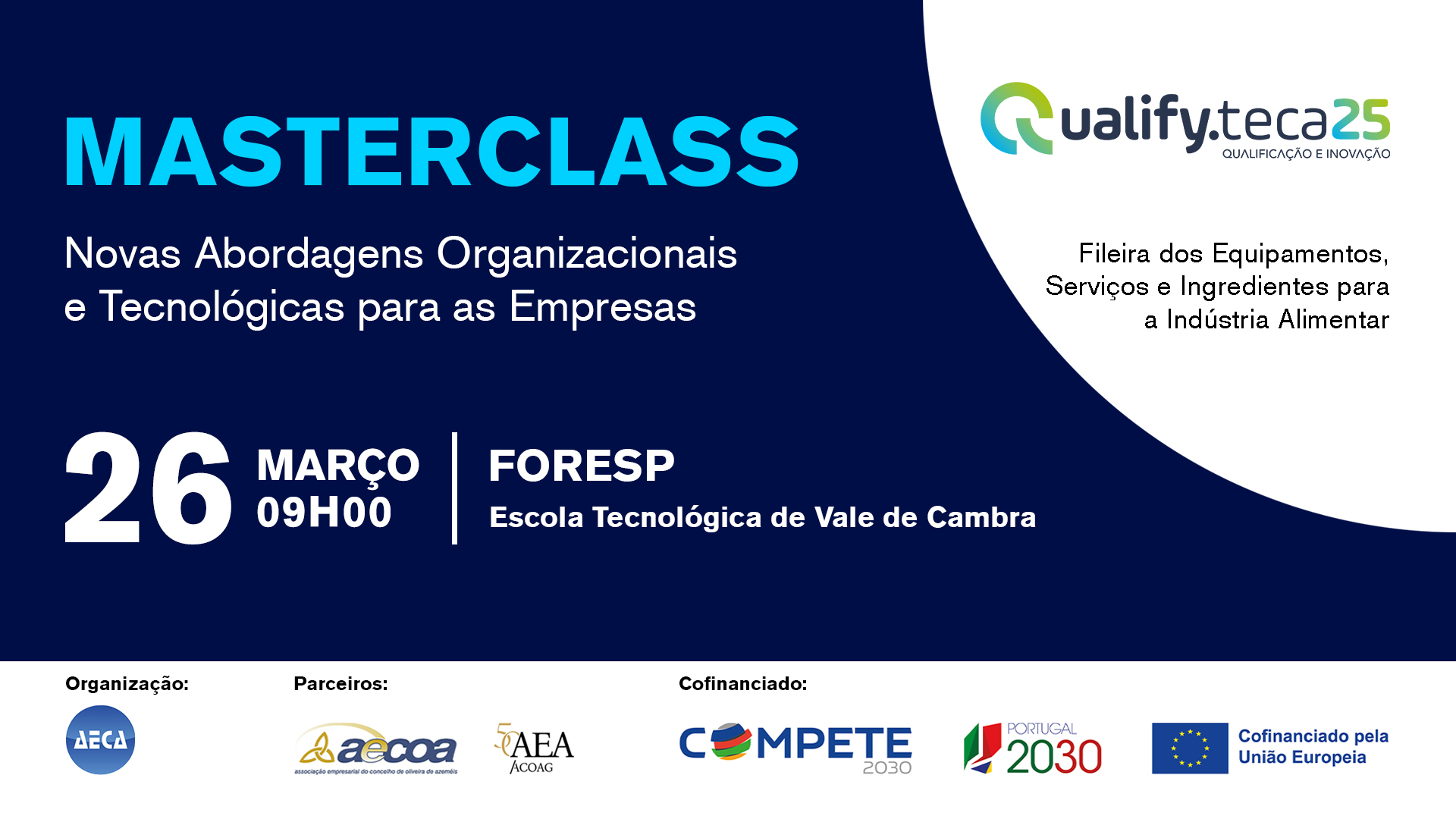 Qualify.teca25 | Masterclass 26 março Qualify.teca25 | Masterclass 26 março