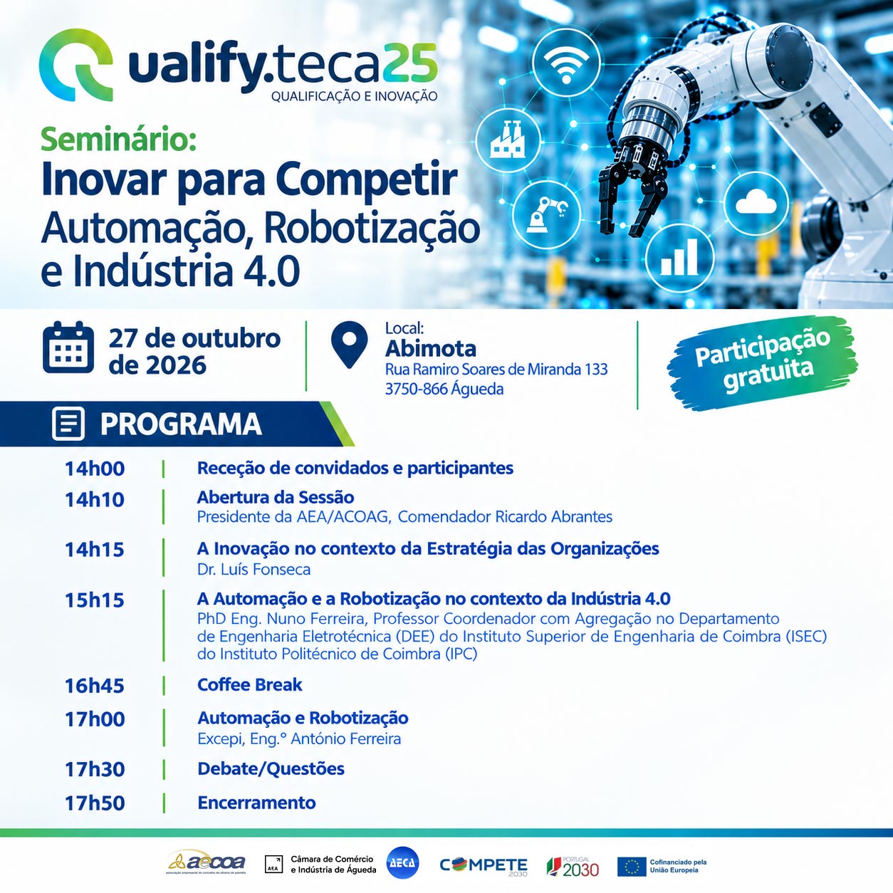 Seminário destaca automação, robotização e Indústria 4.0
